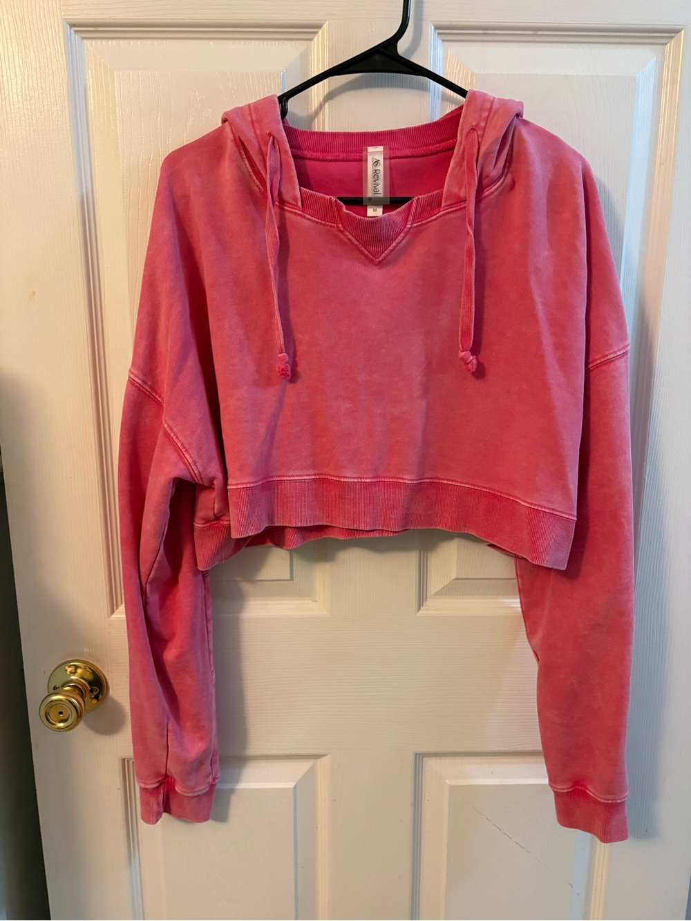 Altar’d State cropped pink hoodie
